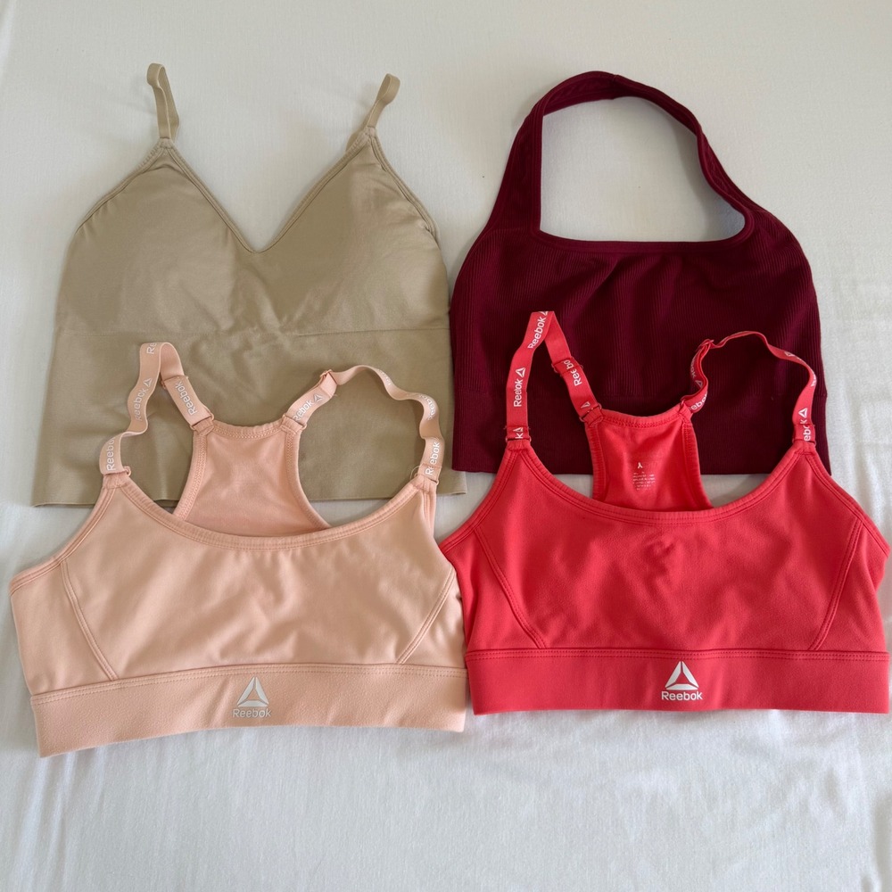 Mixed Brand Sports Bras and Bralettes Bundle Womens XS-S Multi Color Activewear